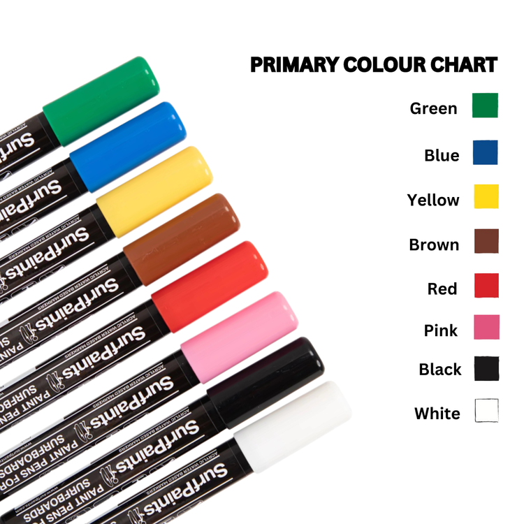 SURFPAINTS - Primärfarben, 1mm & 4mm
