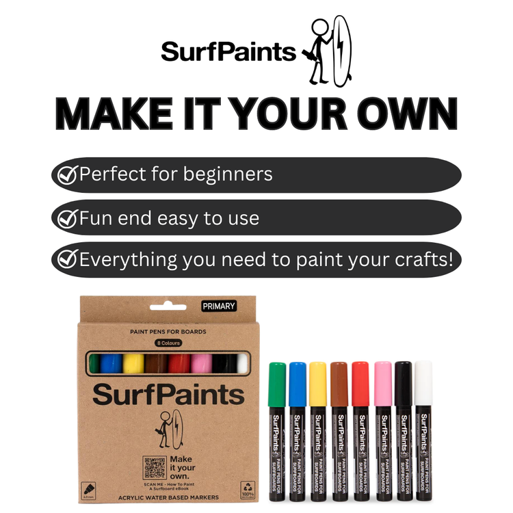 SURFPAINTS - Primärfarben, 1mm & 4mm