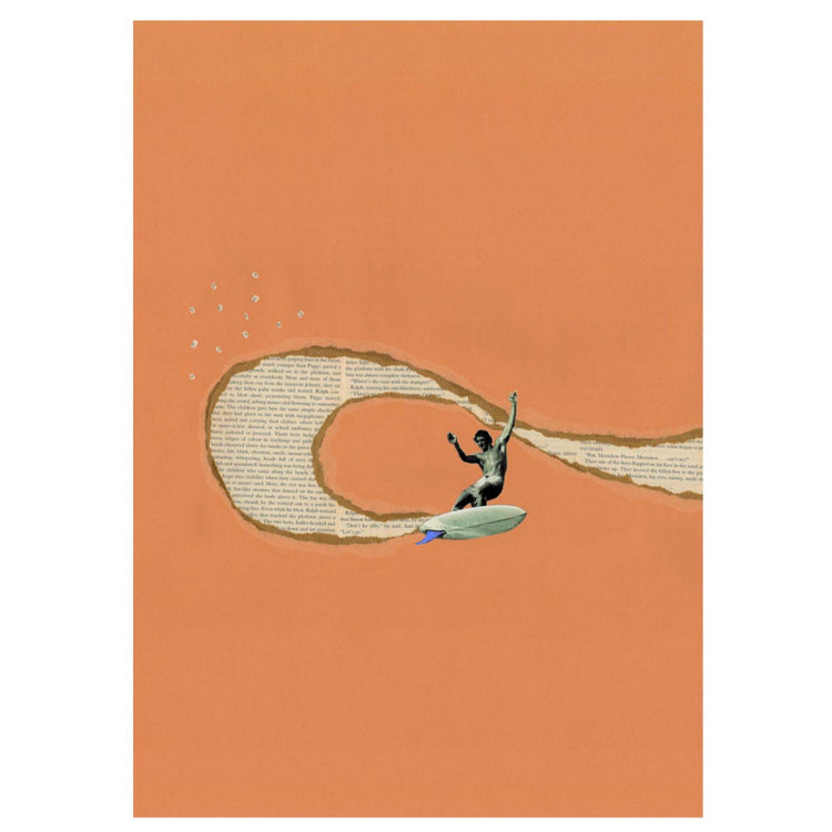 "BIARRITZ"- Surf Collage - REBEL FIN CO.