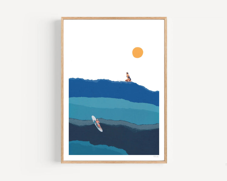 "IT COMES IN SETS" - Surf Collage