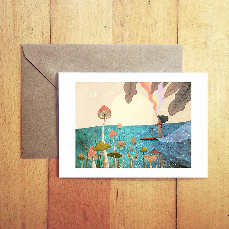 "AUTUMN SURF" - Signierter Giclée-Kunstdruck - REBEL FIN CO.