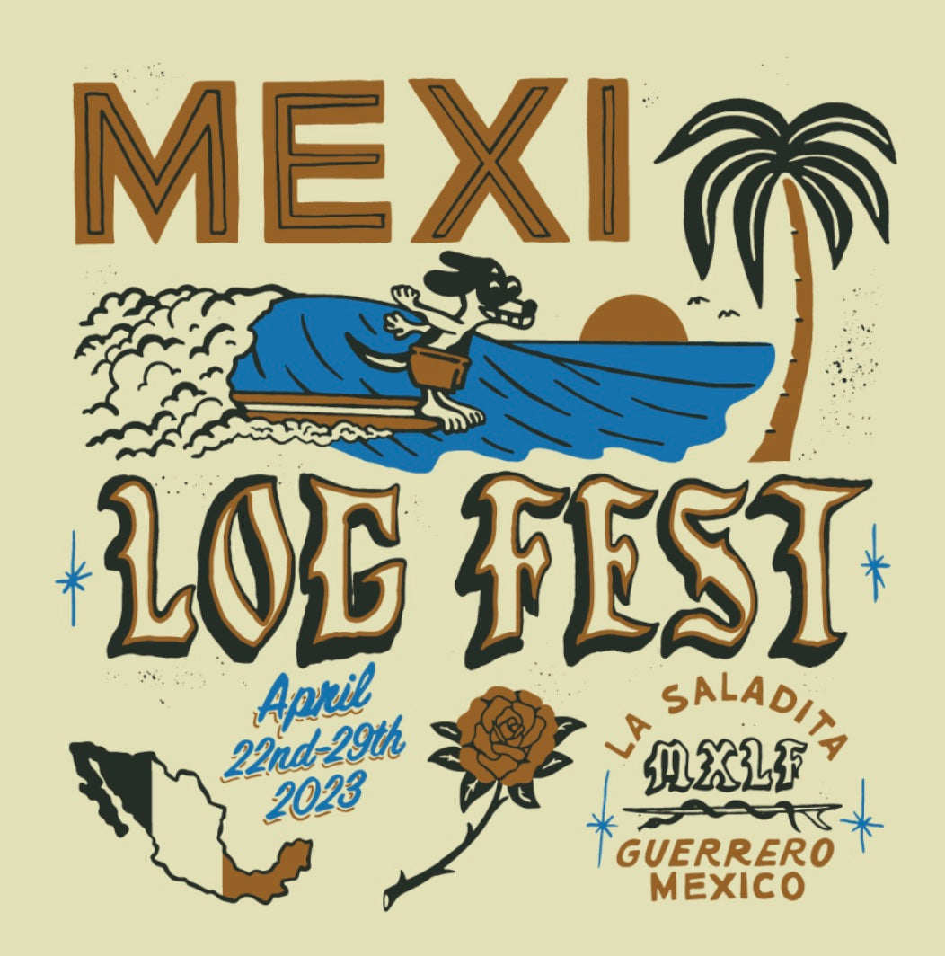 Kaffee To Go Becher - MEXI LOG FESTIVAL x Rebel Fin Co. Edition - REBEL FIN CO.