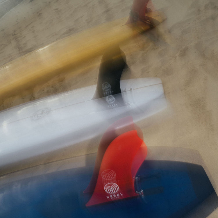 9.5'' NOSERIDER SINGLE FIN - US Finbox - recyceltes Carbon - REBEL FIN CO.