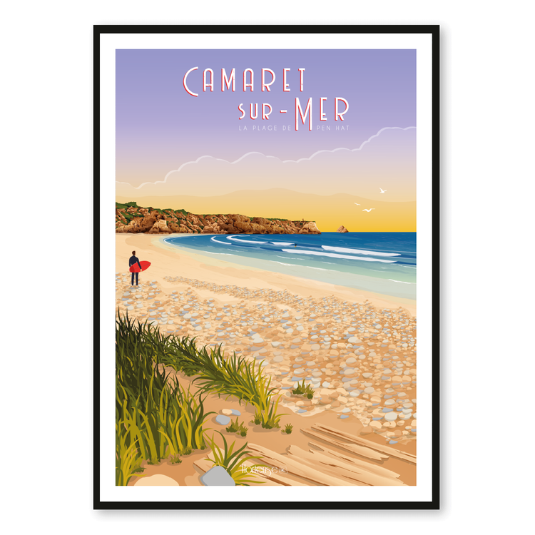 CAMARET SUR MER - Poster von Hortense Affiches - REBEL FIN CO.