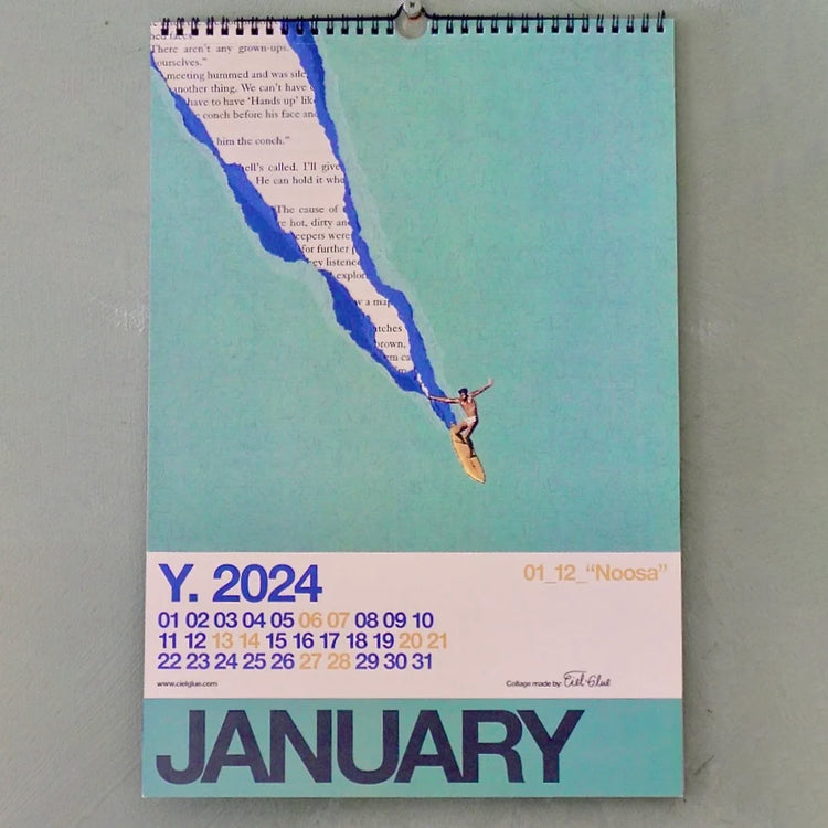 Limited Edition "CALENDAR 2024" - Surf Collage - NOW ON SALE