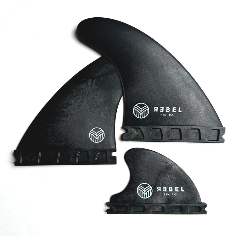 RAPID FIN SET / recyceltes Carbon - REBEL FIN CO.