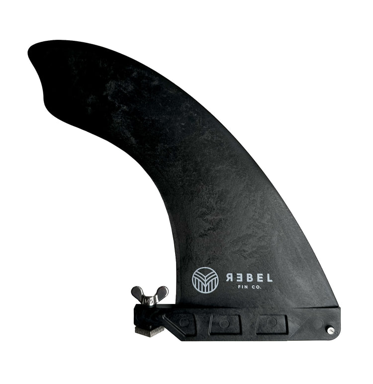 7'' SINGLE FIN - recyceltes Carbon - REBEL FIN CO.