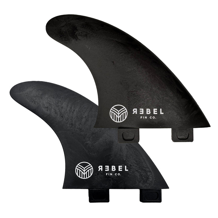 THRUSTER FINS - Size: S+M, recyceltes Carbon - REBEL FIN CO.