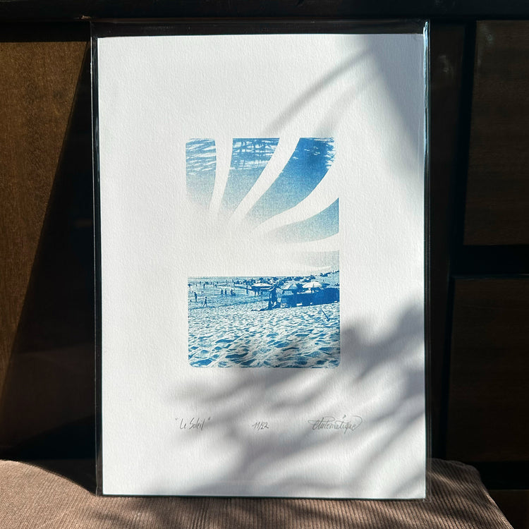 "LE SOLEIL" - Cyanotypie