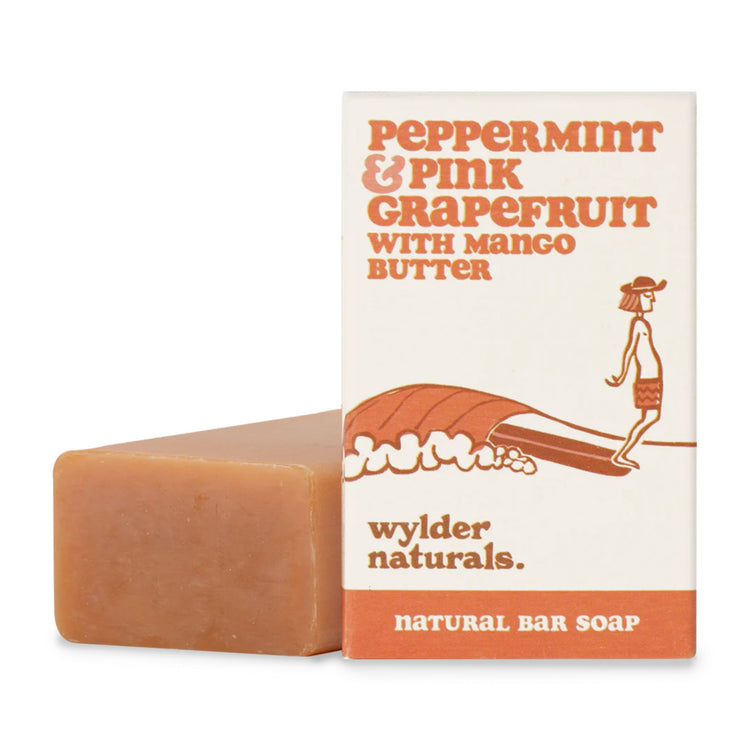 NATURAL BAR SOAP - Peppermint & Pink Grapefruit