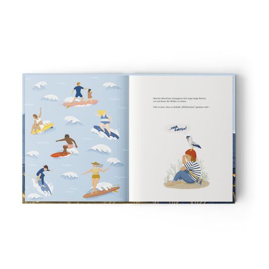 YUKI UND DIE WELLEN - Surf-Kinderbuch - REBEL FIN CO.