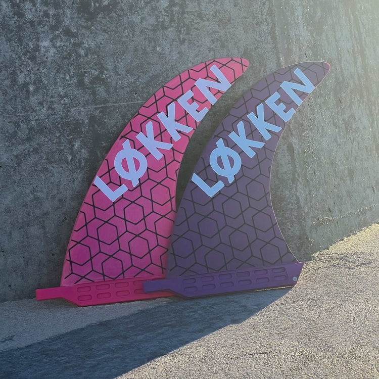 9" SINGLE LONGBOARD FIN - US Finbox - Løkken Edition - recyceltes Polyamid & Glasfaser - REBEL FIN CO.