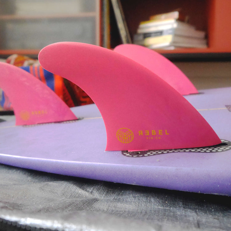 THRUSTER FINS - FCS 1- recycelte glasfaserverstärkte Materialien - REBEL FIN CO.