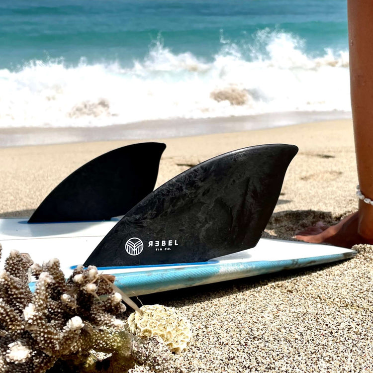 TWIN FIN - Futures - recyceltes Carbon - REBEL FIN CO.