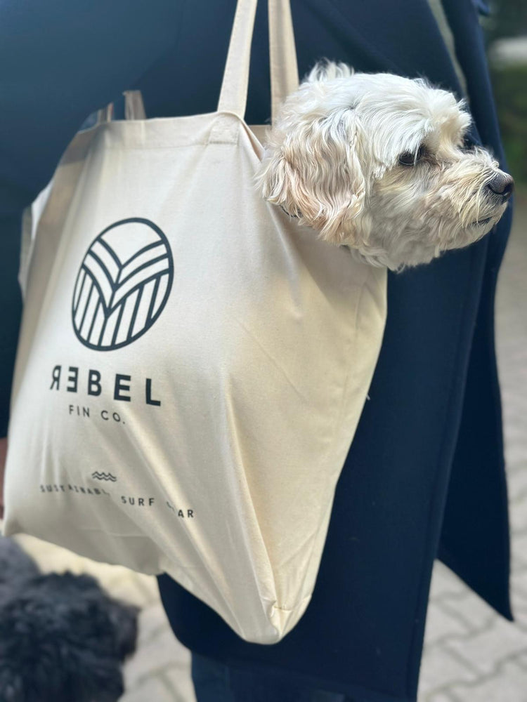 TRAGETASCHE / TOTE BAG aus Bio-Baumwolle - REBEL FIN CO.