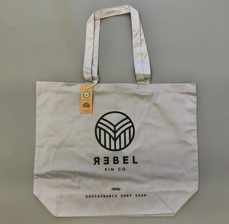 TRAGETASCHE / TOTE BAG aus Bio-Baumwolle - REBEL FIN CO.