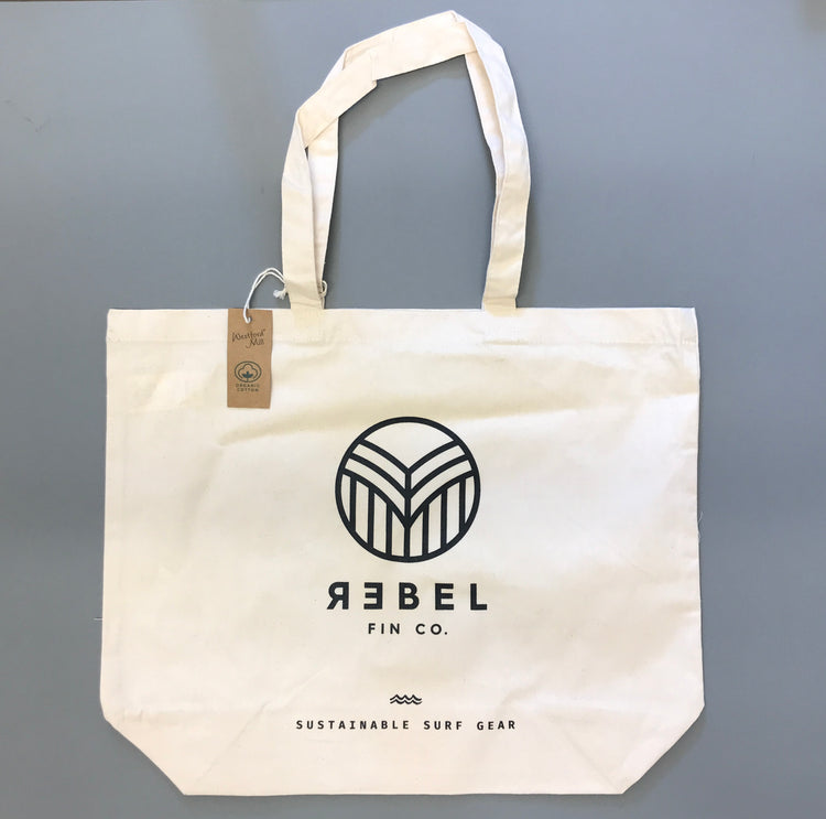 TRAGETASCHE / TOTE BAG aus Bio-Baumwolle - REBEL FIN CO.