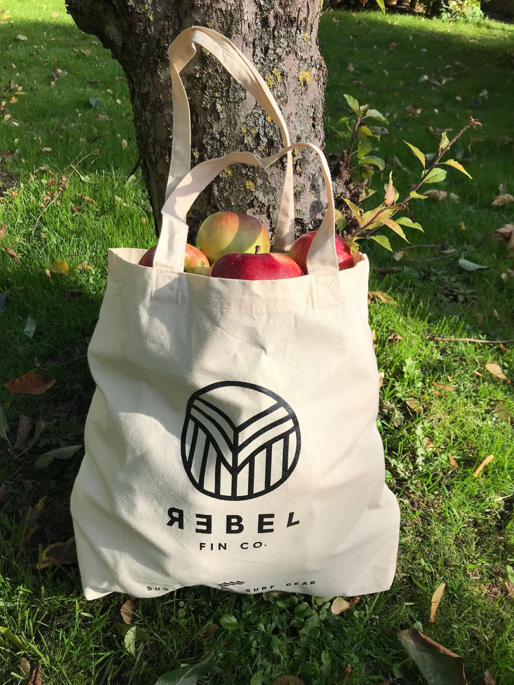 TRAGETASCHE / TOTE BAG aus Bio-Baumwolle - REBEL FIN CO.