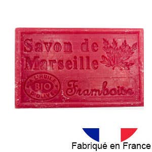Marseille Soap - Raspberry Scent - 125g - REBEL FIN CO.
