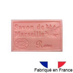 Marseille Soap - Rose Scent - 125g - REBEL FIN CO.