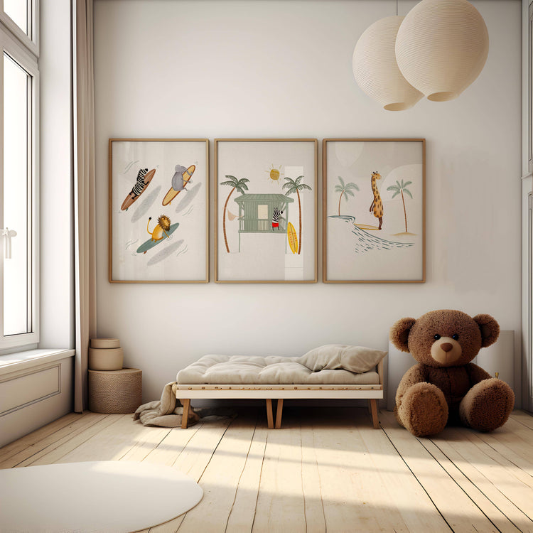 "Noseriding Giraffe"