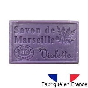 Marseille Soap - Violet Scent - 125g - REBEL FIN CO.