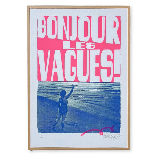 "LES CHAISES" - Linoprint