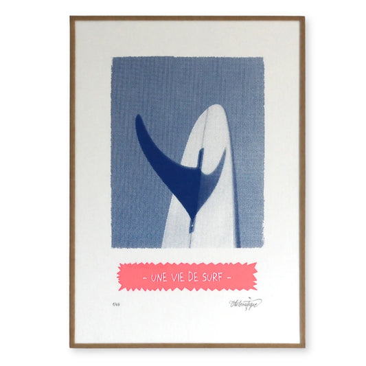 "LES CHAISES" - Linoprint