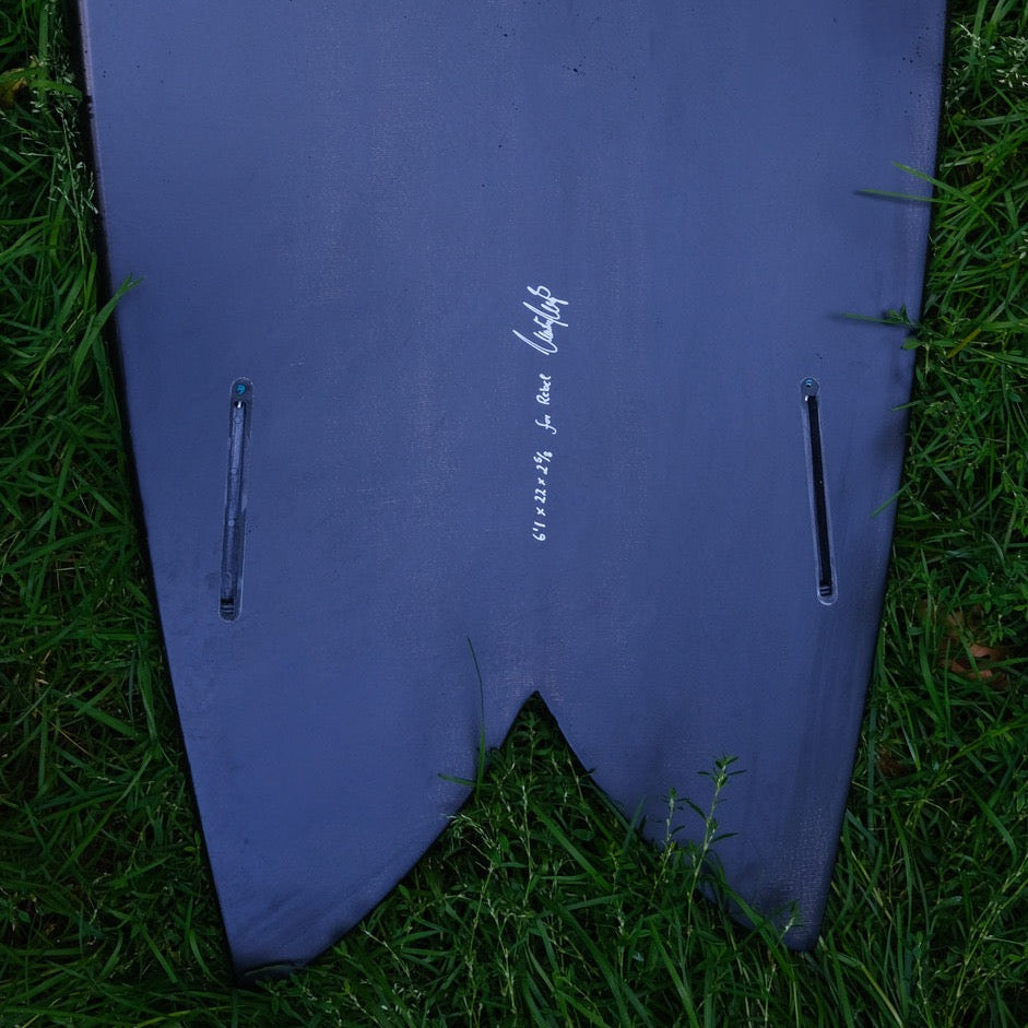Wooden Surfboard / 6'1'' / Fish - REBEL FIN CO.