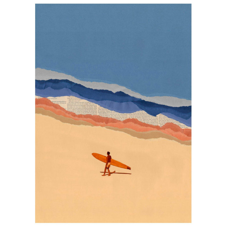 "BEACH BOY" - Surf Collage - REBEL FIN CO.