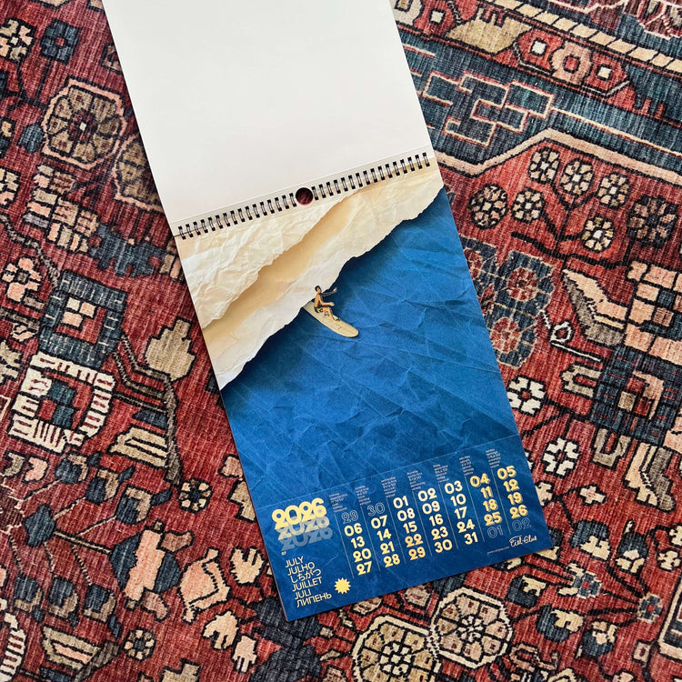Limited Edition "CALENDAR 2026" - Surf Collage