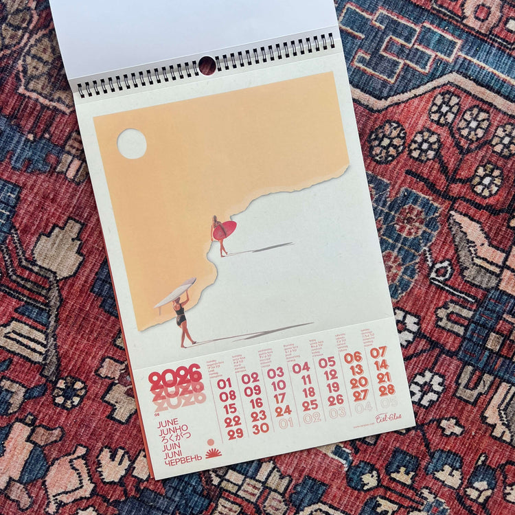 Limited Edition "CALENDAR 2026" - Surf Collage