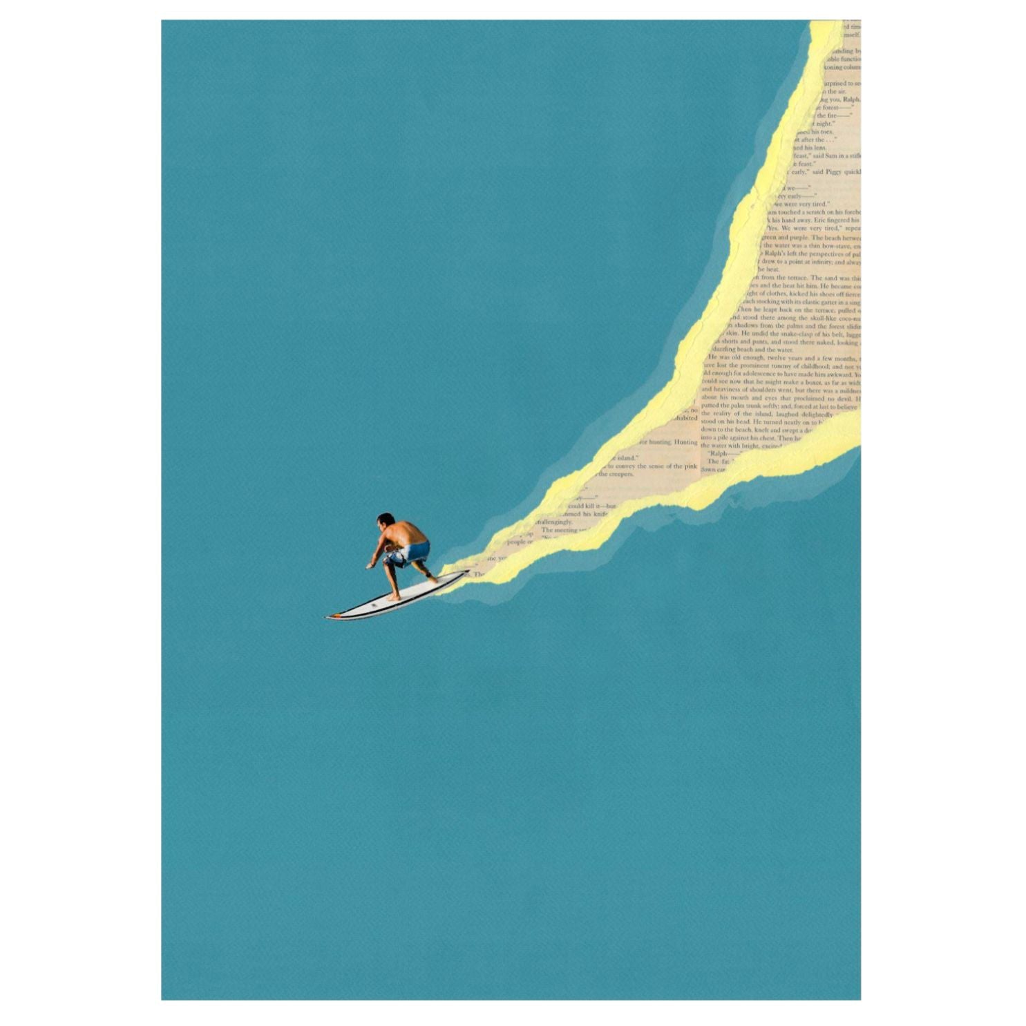 "NORTHSHORE" - Surf Collage - REBEL FIN CO.
