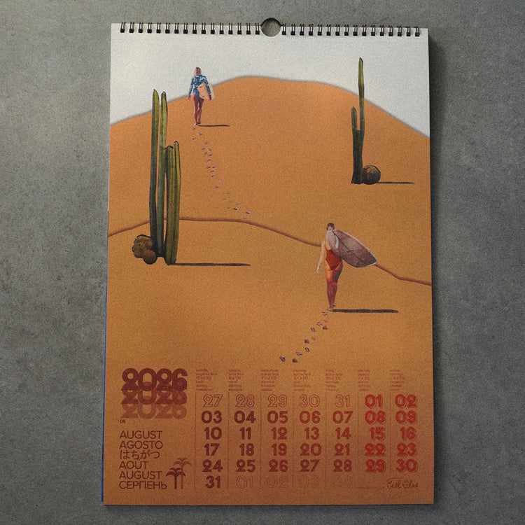 Limited Edition "CALENDAR 2026" - Surf Collage