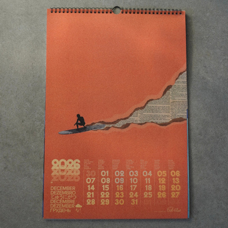 Limited Edition "CALENDAR 2026" - Surf Collage