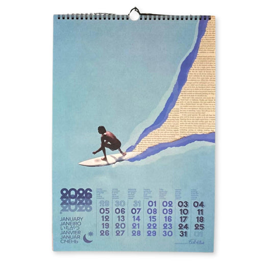 Limited Edition "CALENDAR 2026" - Surf Collage