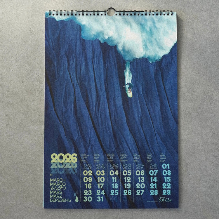 Limited Edition "CALENDAR 2026" - Surf Collage