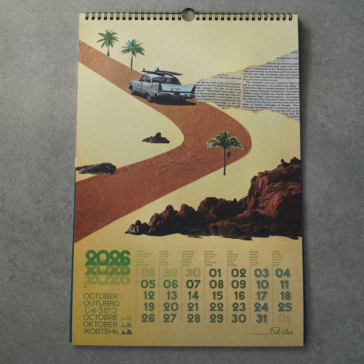 Limited Edition "CALENDAR 2026" - Surf Collage