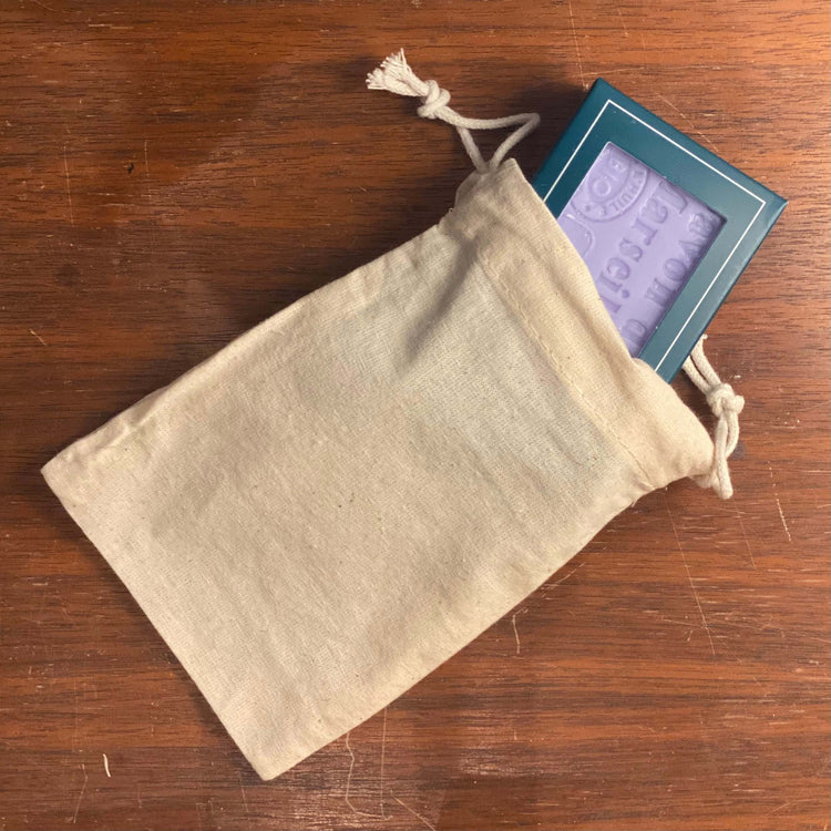 COTTON SOAP BAG - with cord - REBEL FIN CO.