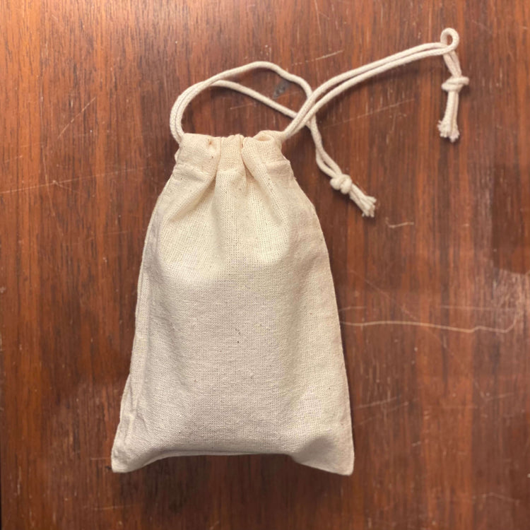 COTTON SOAP BAG - with cord - REBEL FIN CO.