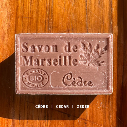 SAVON DE MARSEILLE - Cèdre/Cedar - REBEL FIN CO.