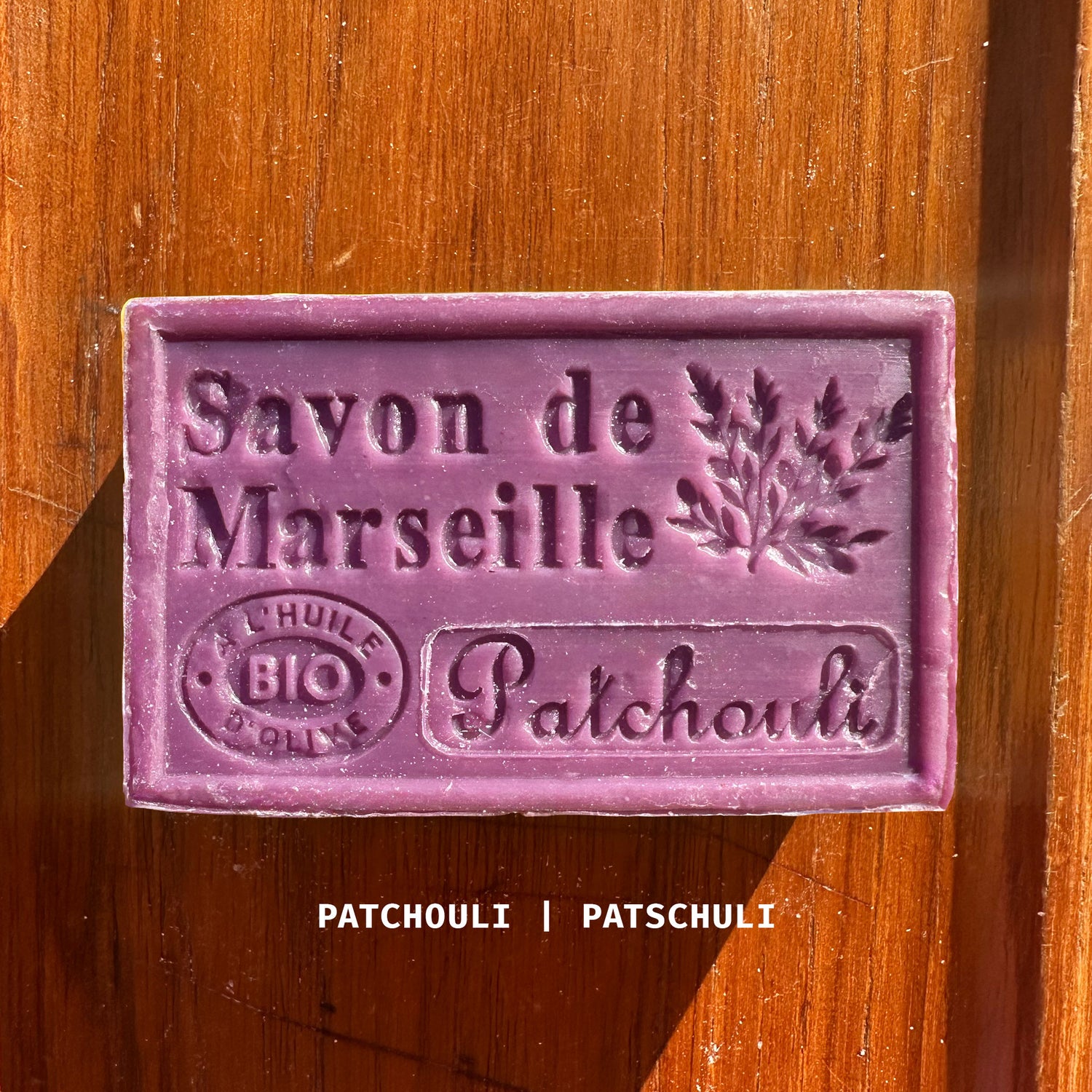 SAVON DE MARSEILLE - Patchouli/Patschuli - REBEL FIN CO.