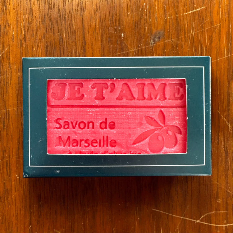 SAVON DE MARSEILLE - Je t´aime/I love you