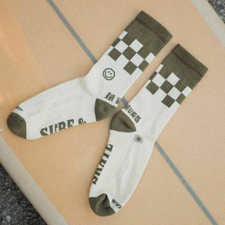 SURF & SKATE SOCKS "Surf Skate"