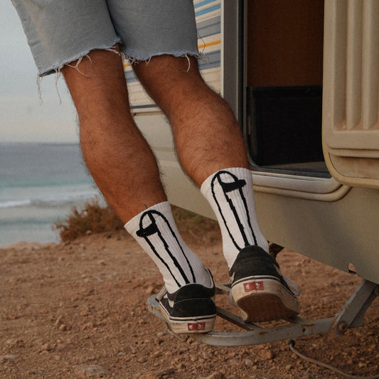 SURF & SKATE SOCKS "Surfboard"