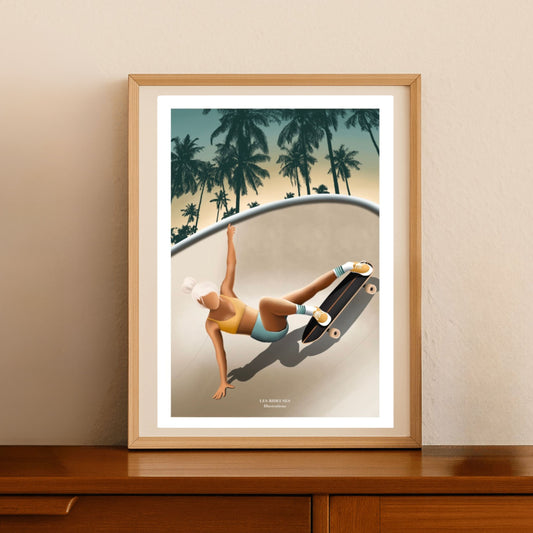 "SKATEBOARDING IN VENICE BEACH"