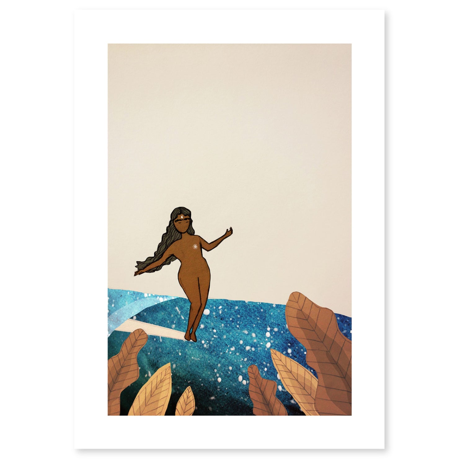 "AND THOSE WHO WERE SEEN DANCING" - Signierter Giclée-Kunstdruck - REBEL FIN CO.