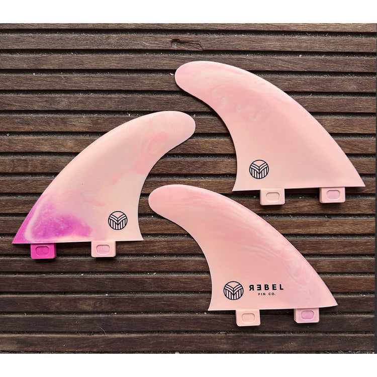 MARBLE THRUSTER FINS - FCS 1 - recycled glass fiber reinforced materials