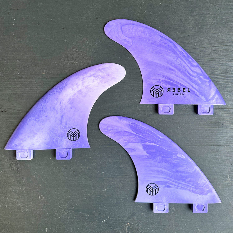 MARBLE THRUSTER FINS - FCS 1 - recycled glass fiber reinforced materials