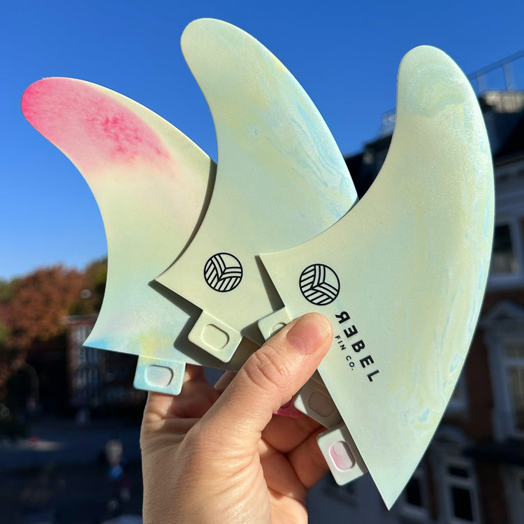 MARBLE THRUSTER FINS - FCS 1 - recycled glass fiber reinforced materials